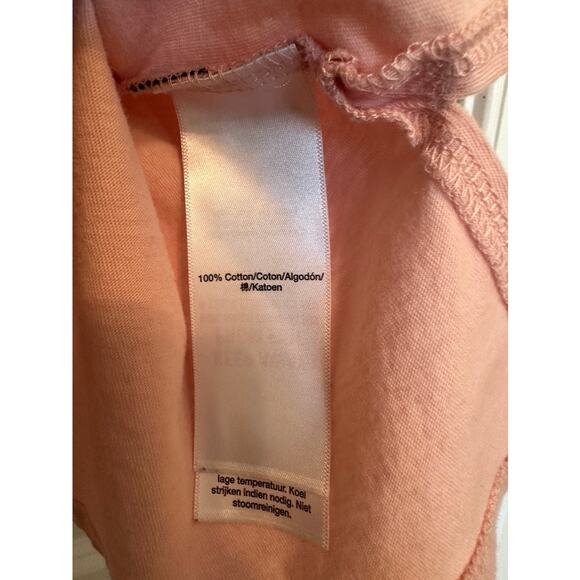 DKNY Sport Blush Pink Logo T Shirt Womens Size XL - Picture 6 of 7